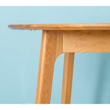 Load image into Gallery viewer, Nordic Oak Round Table Dining Set ( 4 Chairs )