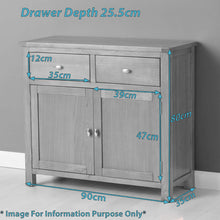Load image into Gallery viewer, Poldark Oak Small Sideboard