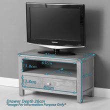 Load image into Gallery viewer, Poldark Oak 75cm TV Stand