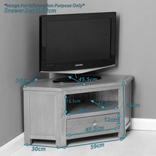 Load image into Gallery viewer, Poldark Oak Corner TV Stand