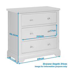 Load image into Gallery viewer, Berkeley 3 Drawer Chest