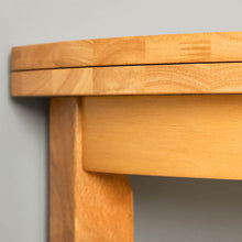 Load image into Gallery viewer, Oxford Light Oak Half Moon Table