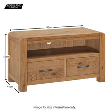 Load image into Gallery viewer, Capri Oak 95cm TV Stand