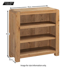 Load image into Gallery viewer, Capri Oak Low Bookcase