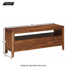 Load image into Gallery viewer, Dunmore Acacia 105cm TV Stand