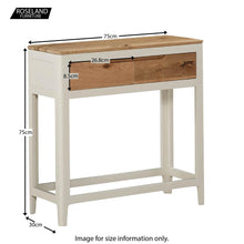 Load image into Gallery viewer, Dunmore Painted Large Hall Table