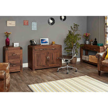 Load image into Gallery viewer, Salem Walnut Filing Cabinet