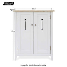 Load image into Gallery viewer, Signature Grey Shoe Storage Cupboard