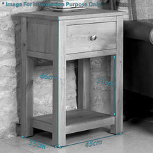 Load image into Gallery viewer, Mobel One Drawer Lamp Table