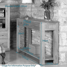 Load image into Gallery viewer, Mobel Oak Console Table