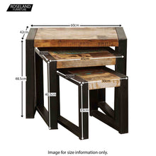 Load image into Gallery viewer, Urban Chic Nest of Tables