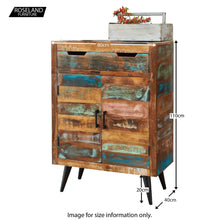 Load image into Gallery viewer, Coastal Chic Shoe Cupboard