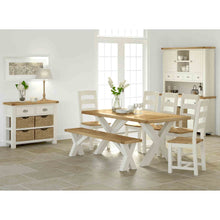 Load image into Gallery viewer, Daymer Cream Cross Bench