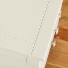 Load image into Gallery viewer, Cornish White 3 Drawer Bedside Table
