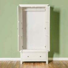 Load image into Gallery viewer, Cornish White Double Wardrobe