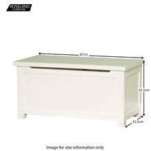 Load image into Gallery viewer, Cornish White Blanket Box