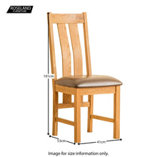 Load image into Gallery viewer, Roseland Oak Dining Chair