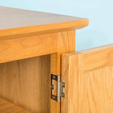 Load image into Gallery viewer, Nordic Oak Plasma TV Cabinet