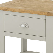 Load image into Gallery viewer, Padstow Grey Lamp Table With Drawer