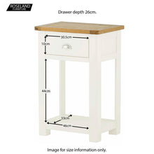 Load image into Gallery viewer, Padstow White Telephone Table