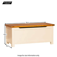 Load image into Gallery viewer, Padstow Cream Blanket Box