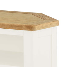 Load image into Gallery viewer, Padstow White Corner TV Stand