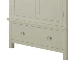 Load image into Gallery viewer, Padstow Grey Double Wardrobe with Drawers