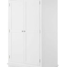 Load image into Gallery viewer, Padstow White Double Wardrobe with Drawers
