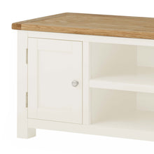 Load image into Gallery viewer, Padstow White 130cm TV Stand