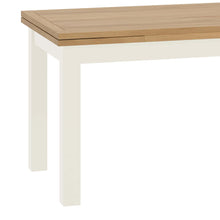 Load image into Gallery viewer, Padstow White Lift Top Draw Leaf Dining Table 120-200cm