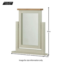 Load image into Gallery viewer, Padstow Grey Swivel Mirror