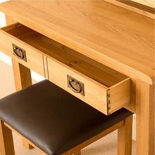 Load image into Gallery viewer, Lanner Oak Dressing Table Set
