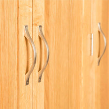 Load image into Gallery viewer, Newlyn Oak Triple Wardrobe with Drawers