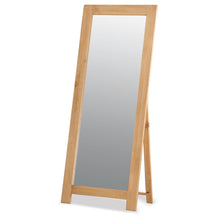 Load image into Gallery viewer, Zelah Oak Cheval Mirror