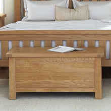 Load image into Gallery viewer, Zelah Oak Blanket Box