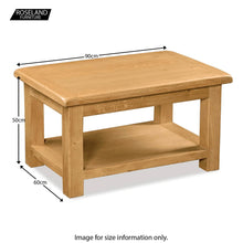 Load image into Gallery viewer, Zelah Oak Coffee Table