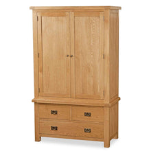 Load image into Gallery viewer, Zelah Oak 3 Drawer Wardrobe