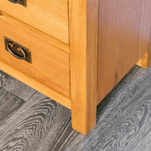 Load image into Gallery viewer, Surrey Oak 2 Over 3 Drawer Chest