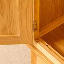 Load image into Gallery viewer, London Oak Double Wardrobe & Drawer
