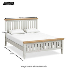 Load image into Gallery viewer, Normandy Grey 5' King Size Bed