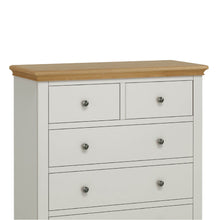 Load image into Gallery viewer, Normandy Grey 2 over 3 Drawer Chest