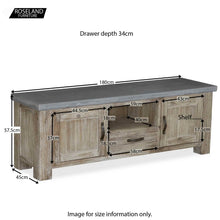 Load image into Gallery viewer, Rock 180cm TV Stand