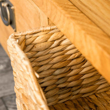 Load image into Gallery viewer, Surrey Oak 110cm TV Stand with Baskets