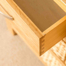Load image into Gallery viewer, London Oak Console Table with Baskets