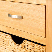 Load image into Gallery viewer, London Oak Telephone Table with Baskets
