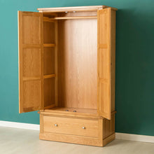 Load image into Gallery viewer, Hampshire Oak Double Wardrobe