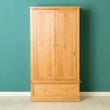 Load image into Gallery viewer, Hampshire Oak Double Wardrobe