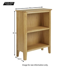 Load image into Gallery viewer, Alba Oak Small Bookcase