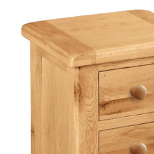 Load image into Gallery viewer, Sidmouth Oak 3 Drawer Bedside Table
