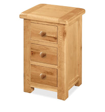 Load image into Gallery viewer, Sidmouth Oak 3 Drawer Bedside Table